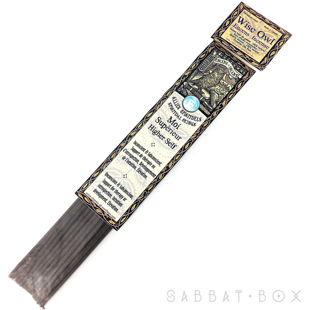 Wise Owl Higher Self Stick Incense - 20 pack - Handmade By Charme et Sortilege
