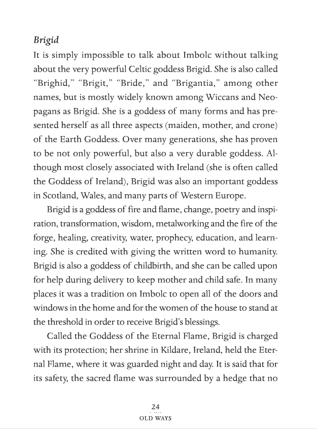 Imbolc Rituals Recipes and Lore For Brigid's Day By Carl Neal
