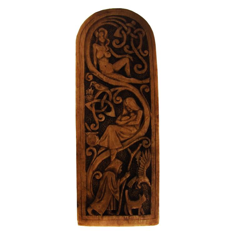 Maiden, Mother, Crone Plaque - Wood Finish