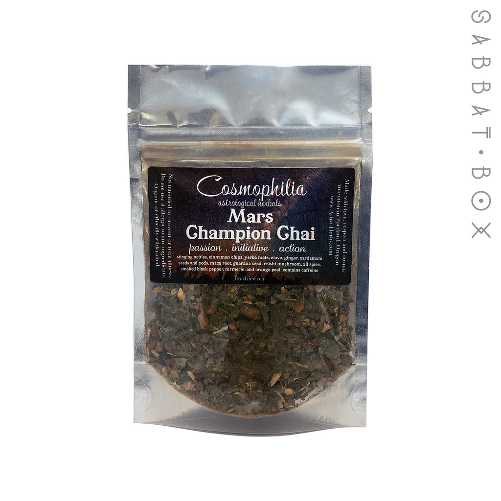 Mars Champion Chai Tea - Cosmophilia Astrological Herbals Pagan Teas - 1oz