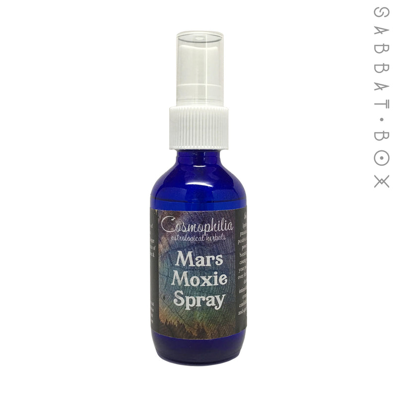 Mars Moxie Ritual Spray 2oz - By Cosmophilia Astrological Herbals