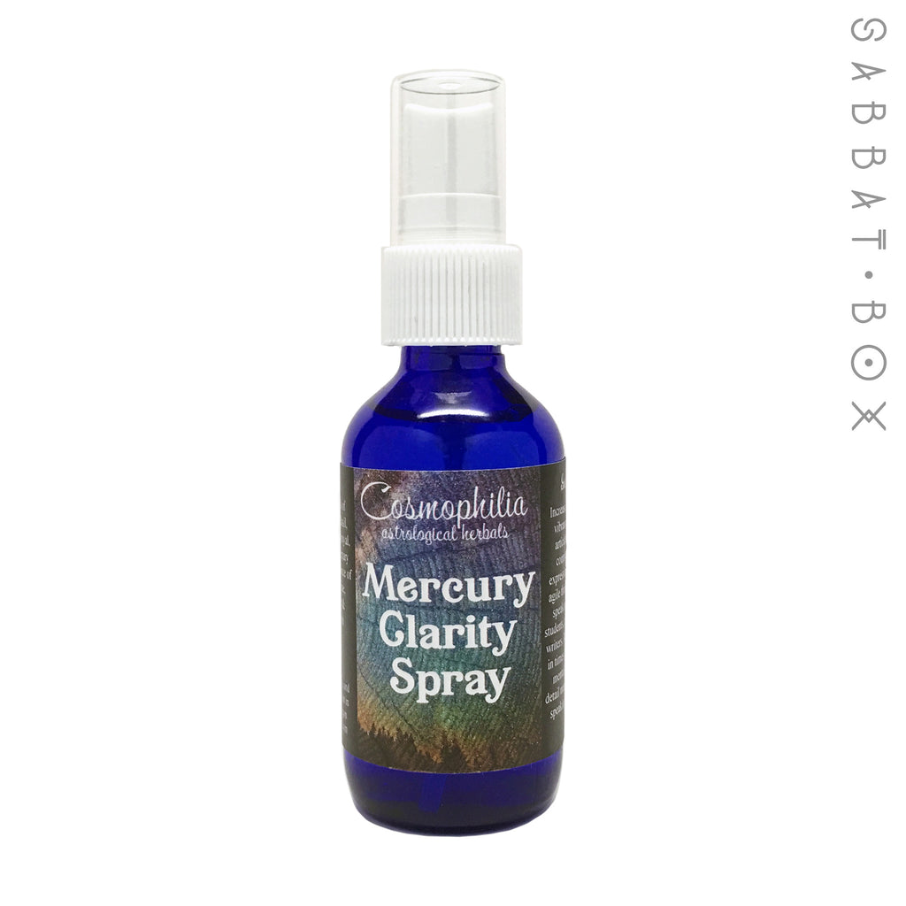 Mercury Clarity Spray - 2oz - By Cosmophilia Astrological Herbals