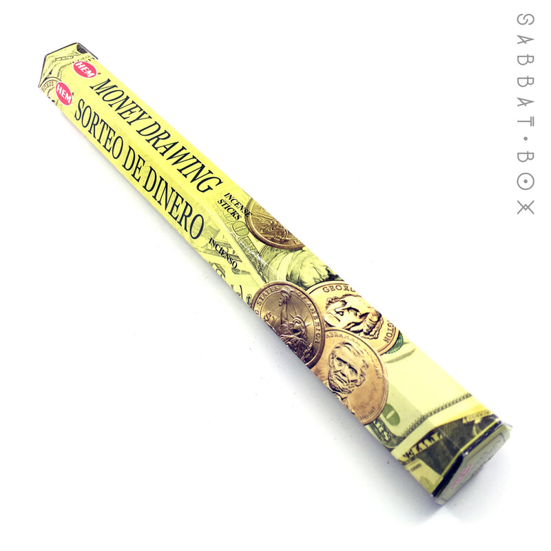 Money Drawing Stick Incense - 20 pack
