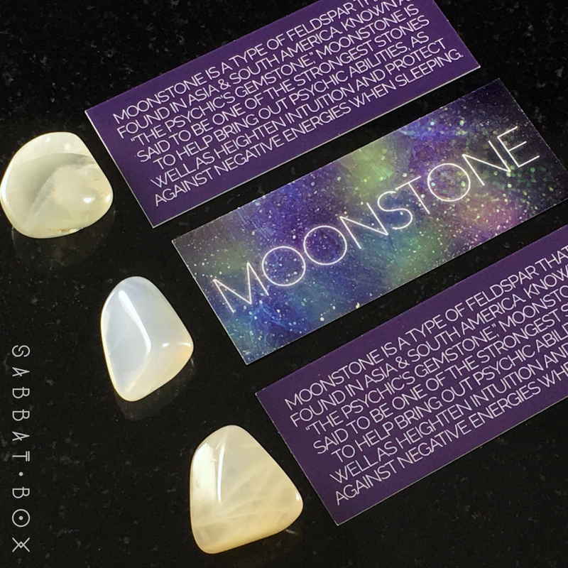 Moonstone Tumbled Crystal Set