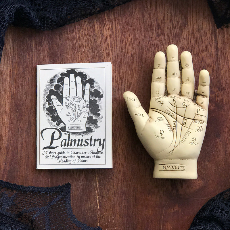 Palmistry Hand Statuary Kit With Statue and Info Booklet - Sabbat Box