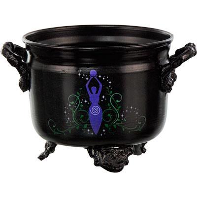 Purple Moon Goddess Wiccan Cauldron