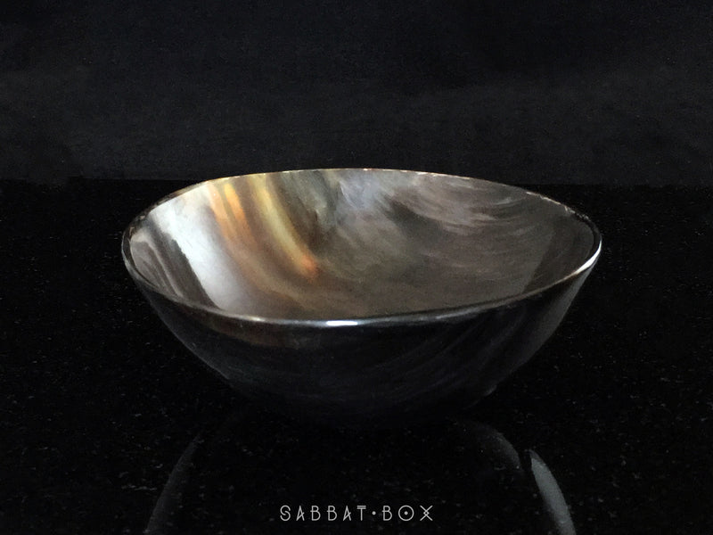 Polished Horn Ritual Offering Bowls