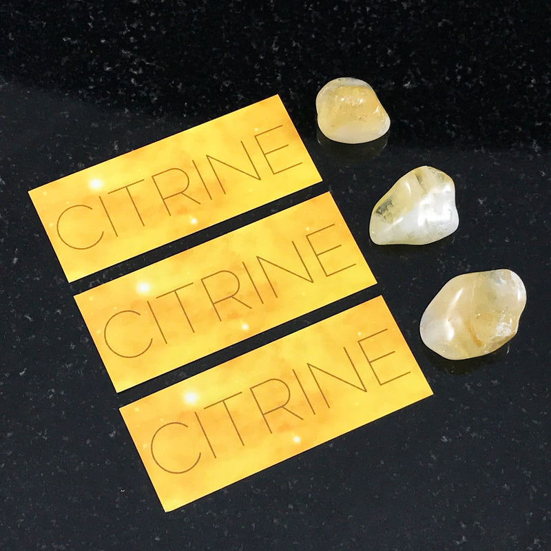 Citrine Gemstone Set - A crystal of power and prosperity
