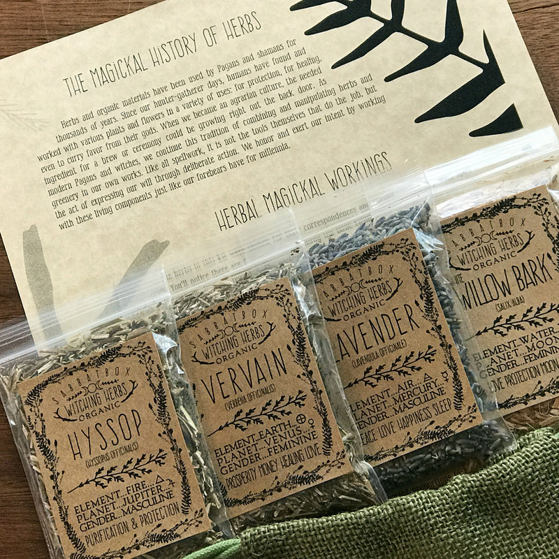 Witches Herb Kit From Sabbat Box