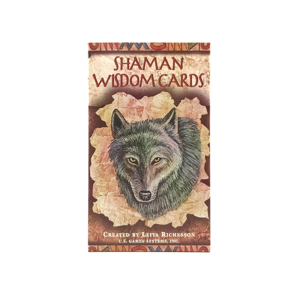 Shaman Wisdom Oracle Card Deck With Gold Bag - Sabbat Box