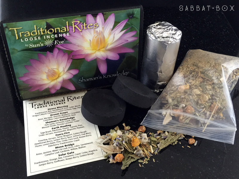Shamans Knowledge Traditional Rites Loose Incense