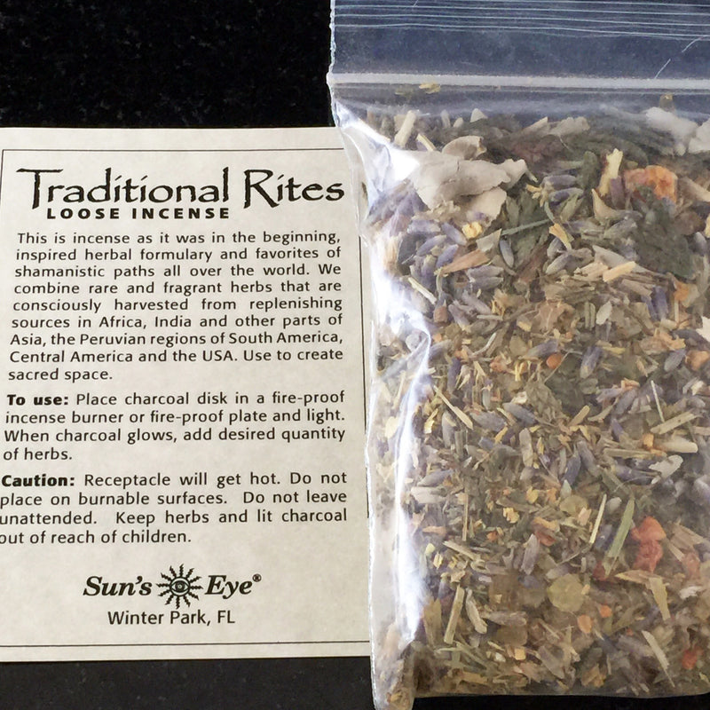 Traditional Rites Loose Incense Kit by Suns Eye Shaman's Knowledge