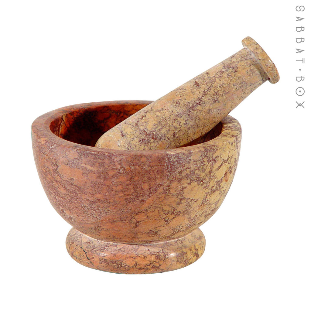 Natural Soapstone Mortar and Pestle - 4.0 inch