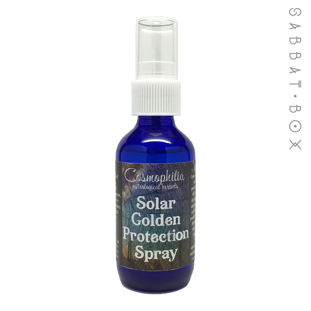 Solar Golden Protection Spray - Cosmophilia Astrological Herbals Ritual Sprays
