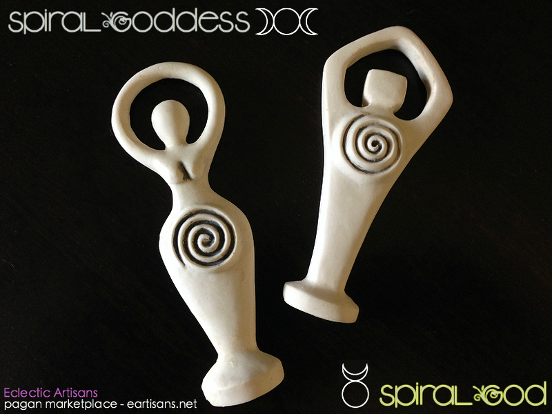 Spiral Goddess Wiccan Magnet