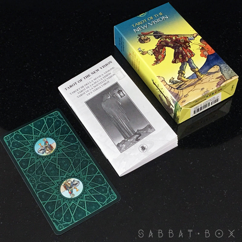 Tarot of the New Vision By Lo Scarabeo - Deck Box, Back Of Card and Instruction Booklet
