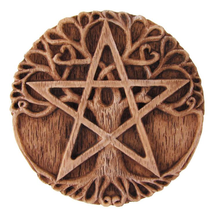 Small Tree of Life Pentacle Plaque/Altar Tile