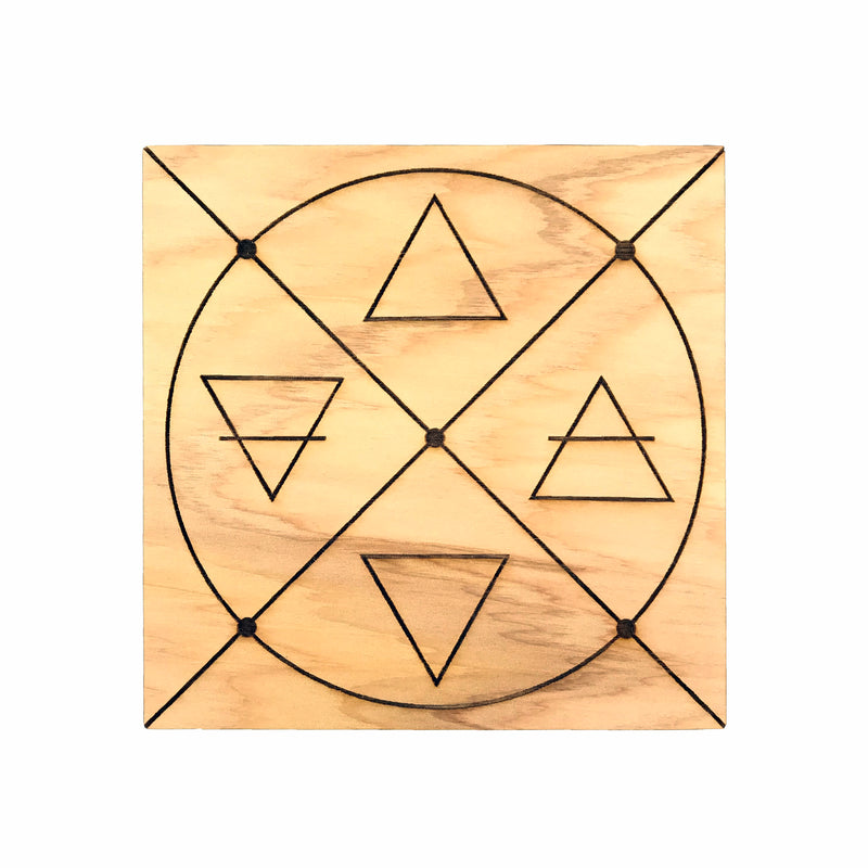 Elemental Ritual Charging Plate Set - Sabbat Box