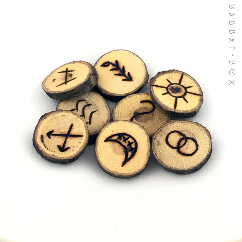 Hand Crafted Witches Rune Set