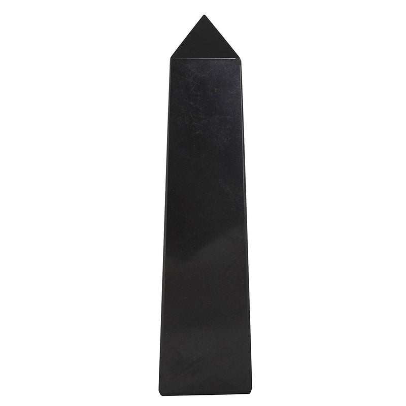 Black Tourmaline Crystal Tower - 4 to 5 inch - Sabbat Box